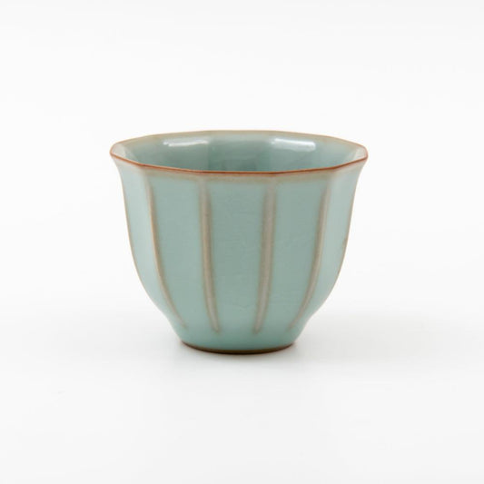 汝窯の茶杯 棱形杯 50ml