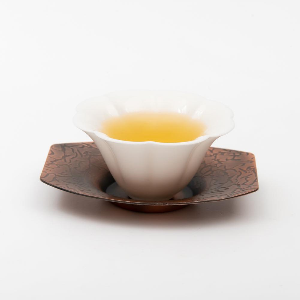 白瓷花茶杯 湯呑 35ml