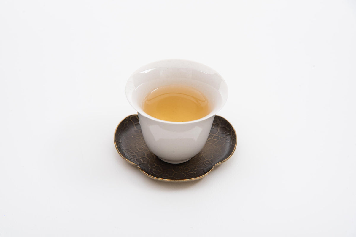 【錦苑 - 金属製茶托】